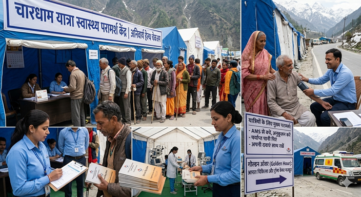 चारधाम यात्रा 2026: श्रद्धालुओं के लिए ‘हेल्थ कवच’ तैयार, स्वास्थ्य विभाग ने जारी की सख्त गाइडलाइंस