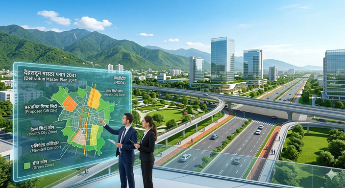 देहरादून मास्टर प्लान 2041: एमडीडीए का मेगा प्लान, गिफ्ट सिटी और हेल्थ सिटी से मिलेगा हजारों को रोजगार