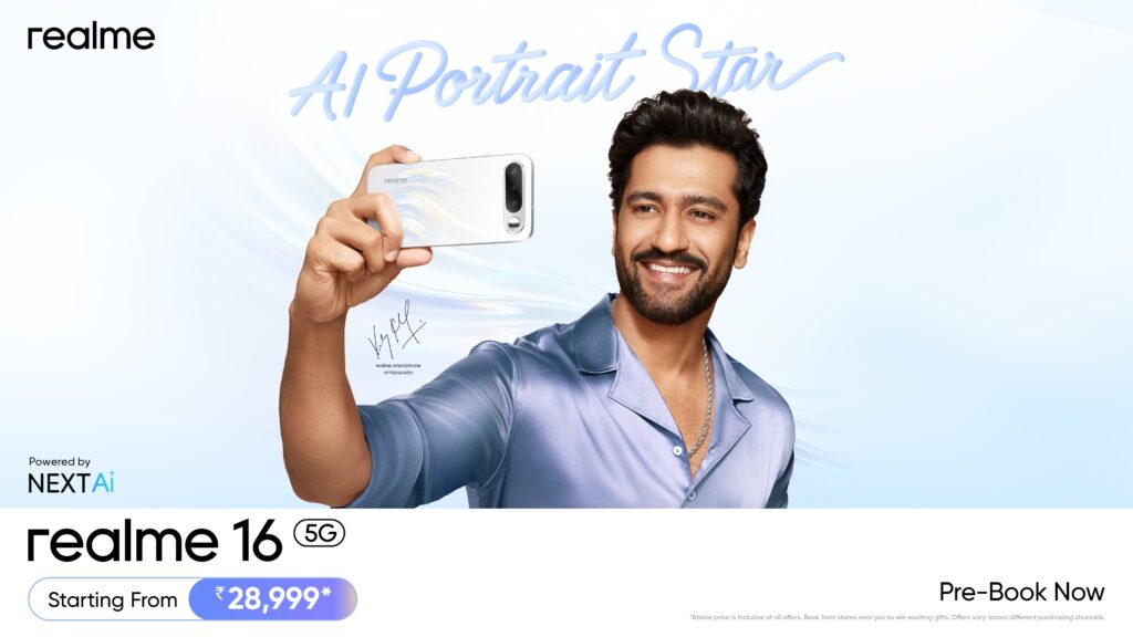 Realme 16 5G भारत में लॉन्च: सेल्फी मिरर और 7000mAh बैटरी के साथ आया ‘पावर हाउस’, जानें कीमत
