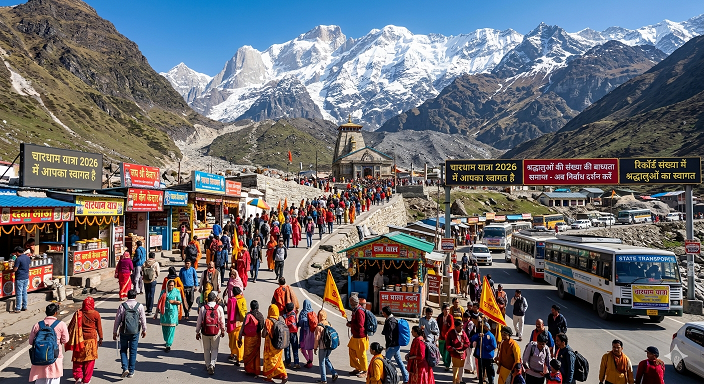 चारधाम यात्रा 2026: यात्रियों की संख्या की बाध्यता खत्म, अब जितने चाहें उतने श्रद्धालु कर सकेंगे दर्शन
