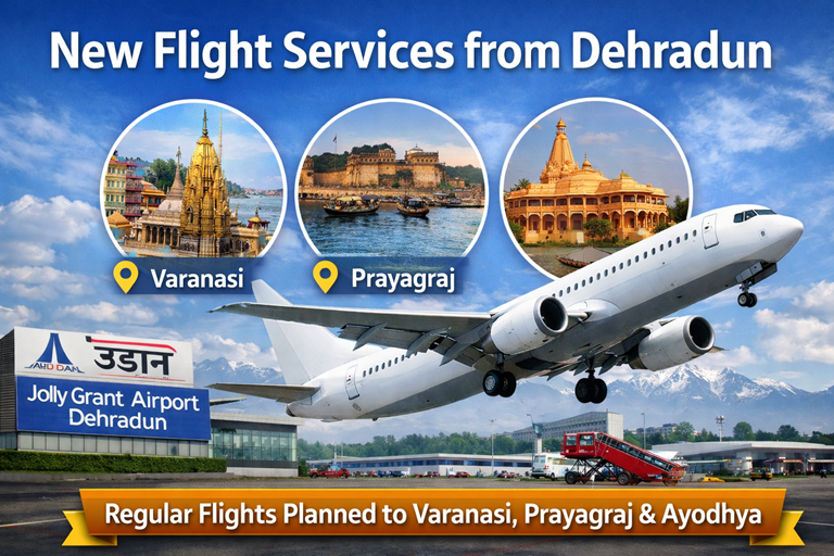 देहरादून से वाराणसी, प्रयागराज और अयोध्या के लिए कनेक्टिविटी होगी बेहतर, नई फ्लाइट सेवा की तैयारी