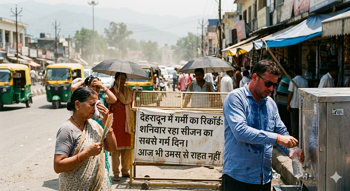 देहरादून में टूटा गर्मी का रिकॉर्ड: शनिवार रहा सीजन का सबसे गर्म दिन, आज भी उमस से राहत नहीं