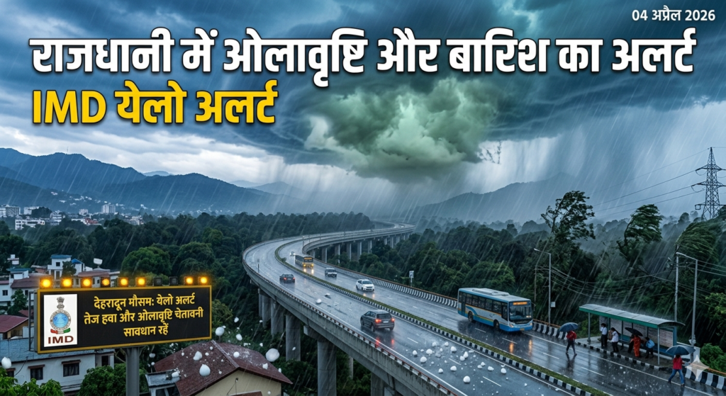 देहरादून मौसम अलर्ट: अगले 48 घंटों में ओलावृष्टि और अंधड़ की चेतावनी, तापमान में आएगी भारी गिरावट | Dehradun Weather Alert
