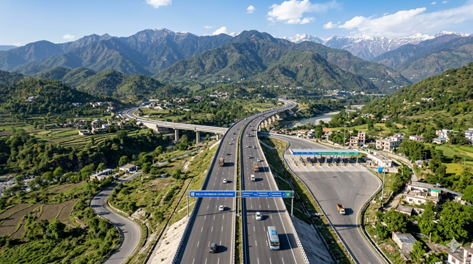 दिल्ली-देहरादून एक्सप्रेसवे: 2 घंटे में दिल्ली से देहरादून! जल्द होगा उद्घाटन