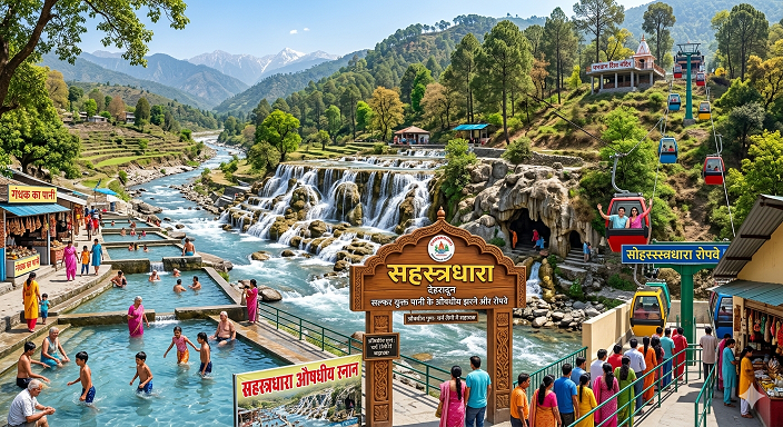 सहस्त्रधारा देहरादून: सल्फर युक्त पानी के औषधीय लाभ, रोपवे का रोमांच और गुफाओं का रहस्य, जानें सब कुछ